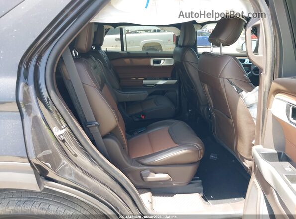 1FM5K8LC5MGC29464 2021 FORD EXPLORER Black Vista de la etiqueta del VIN