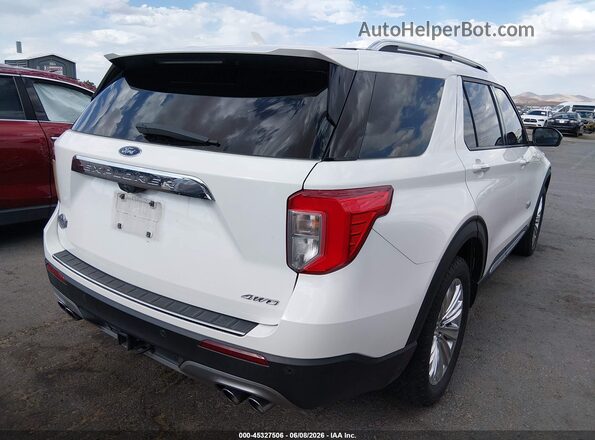 1FM5K8LC7MGC28333 2021 FORD EXPLORER White Задня права чверть