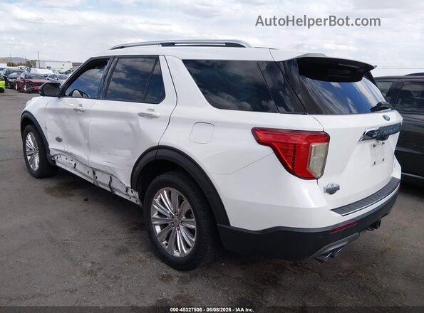 1FM5K8LC7MGC28333 2021 FORD EXPLORER White Задня ліва чверть