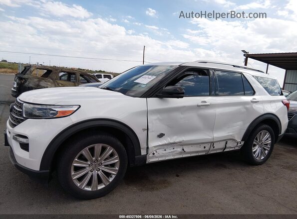 1FM5K8LC7MGC28333 2021 FORD EXPLORER White Панорамний вид салону 360°