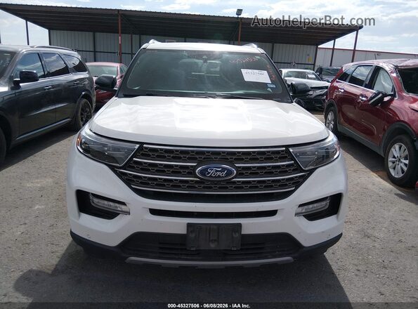 1FM5K8LC7MGC28333 2021 FORD EXPLORER White Вид щитка приладів