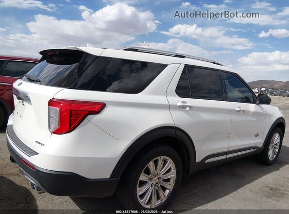 1FM5K8LC7MGC28333 2021 FORD EXPLORER White Вид задньої частини салону