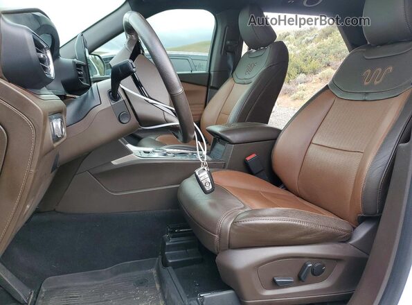 1FM5K8LC8NGC04513 2022 FORD EXPLORER Белый Вид салона спереди