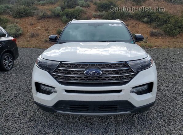 1FM5K8LC8NGC04513 2022 FORD EXPLORER Белый Вид спереди