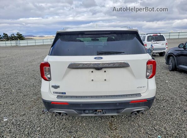 1FM5K8LC8NGC04513 2022 FORD EXPLORER Белый Вид сзади