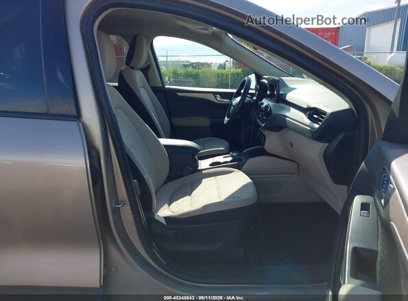 1FMCU0BZ3LUB79821 2020 FORD ESCAPE Tan Widok wnętrza z przodu