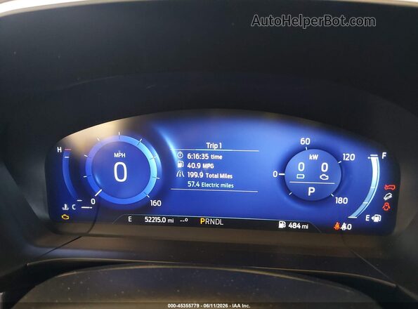 1FMCU0BZ5LUB20768 2020 FORD ESCAPE Blue უკანა სავარძლების ხედი