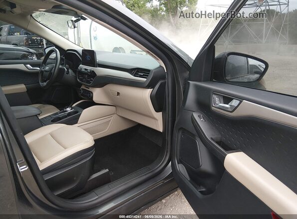 1FMCU0BZ7LUB44456 2020 FORD ESCAPE Gray Front interior view