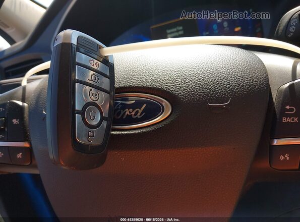 1FMCU0BZ7LUB44702 2020 FORD ESCAPE Blue Dashboard view