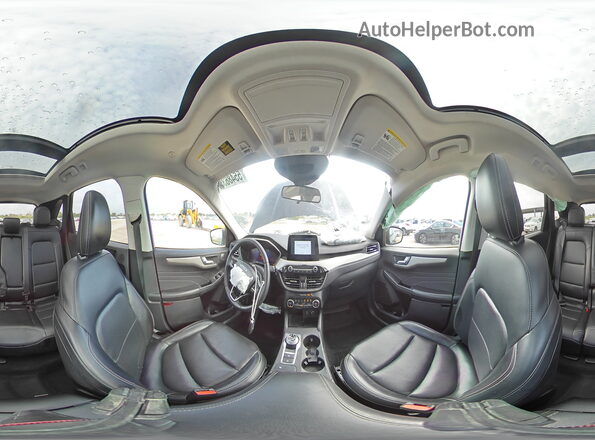 1FMCU0CZ4MUB16260 2021 FORD ESCAPE Черный Панорамный вид салона 360°