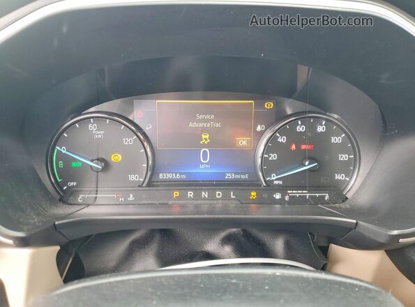 1FMCU0CZ9NUA17290 2022 FORD ESCAPE Черный Вид щитка приборов