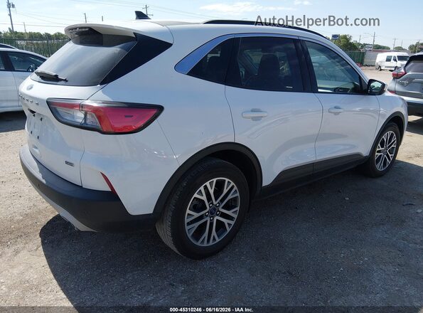1FMCU0CZXMUA73446 2021 FORD ESCAPE White Задня права чверть