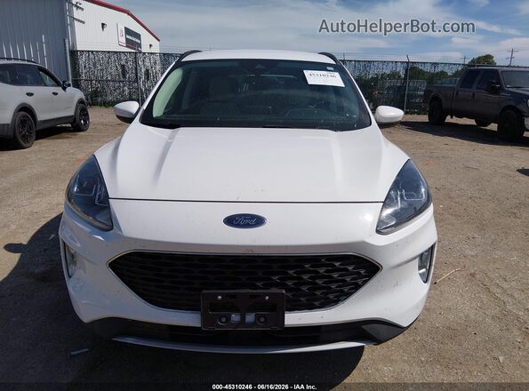 1FMCU0CZXMUA73446 2021 FORD ESCAPE White Вид щитка приладів