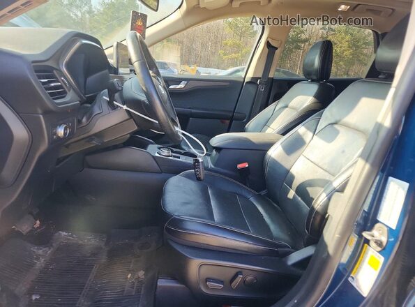 1FMCU0DZ0LUC08799 2020 FORD ESCAPE Blue Вид салону спереду