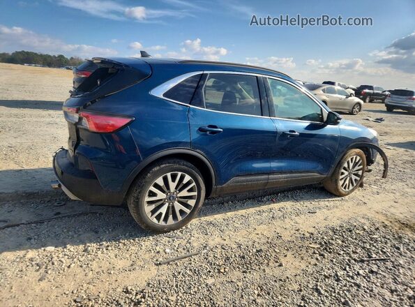 1FMCU0DZ0LUC08799 2020 FORD ESCAPE Blue Задня права чверть