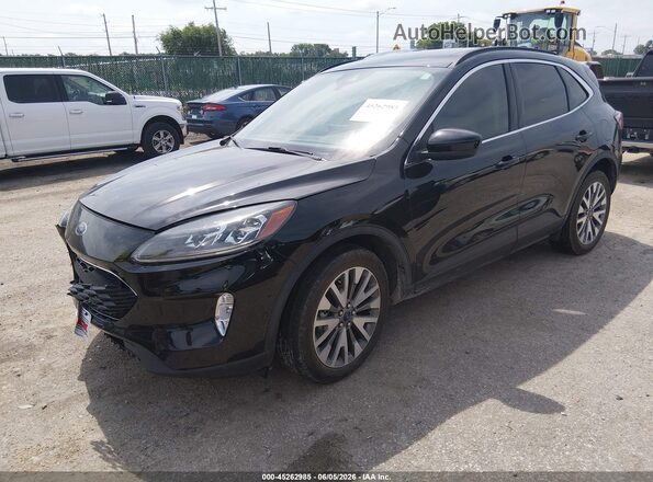 1FMCU0DZXMUB14169 2021 FORD ESCAPE Black Przód lewy