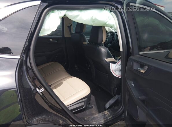 1FMCU0DZXMUB14169 2021 FORD ESCAPE Black Widok naklejki z numerem VIN