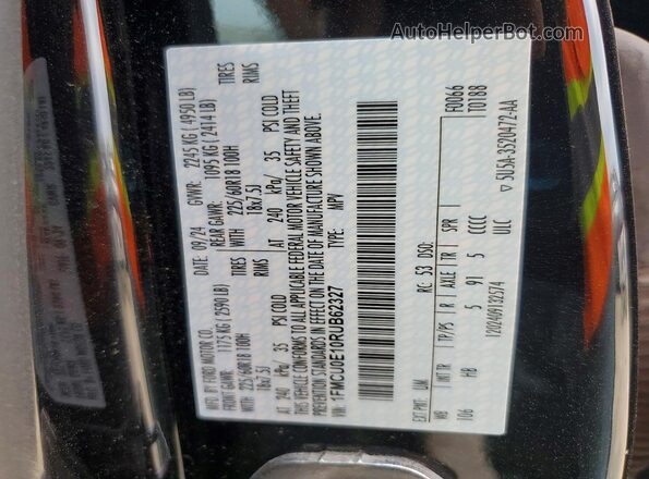 1FMCU0E10RUB62327 2024 FORD ESCAPE Black 