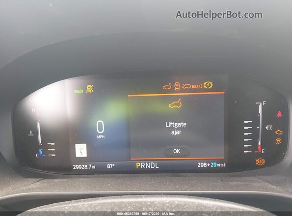 1FMCU0E1XRUA20650 2024 FORD ESCAPE Gray Widok tylnych siedzeń
