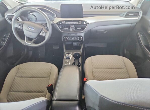 1FMCU0EZ2NUB33654 2022 FORD ESCAPE Gray Вид панелі приладів