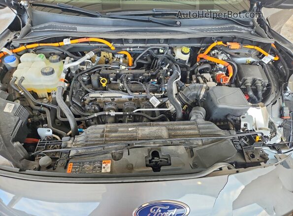 1FMCU0EZ2NUB33654 2022 FORD ESCAPE Gray Вид задньої частини салону