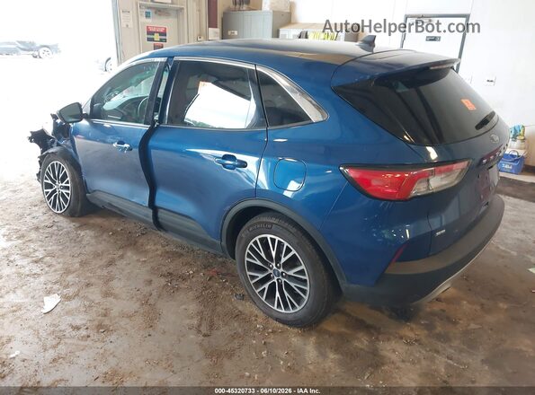1FMCU0EZXNUB04953 2022 FORD ESCAPE PHEV Blue Trasero izquierdo