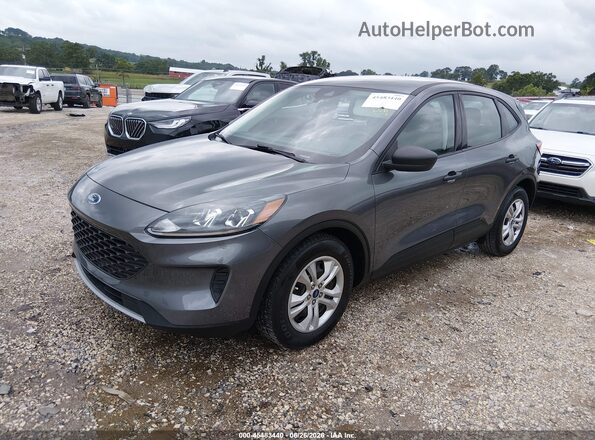 1FMCU0F60MUA53658 2021 FORD ESCAPE Серый Передняя левая четверть