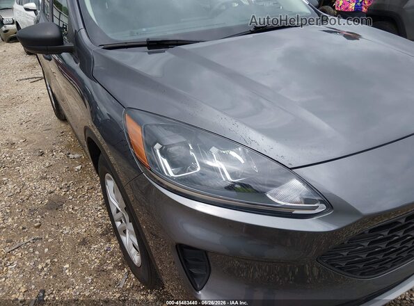 1FMCU0F60MUA53658 2021 FORD ESCAPE Серый Вид спереди
