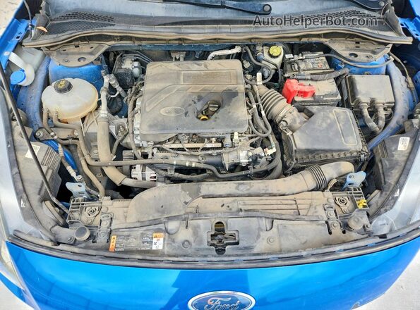 1FMCU0F61LUC13528 2020 FORD ESCAPE Blue Engine compartment view