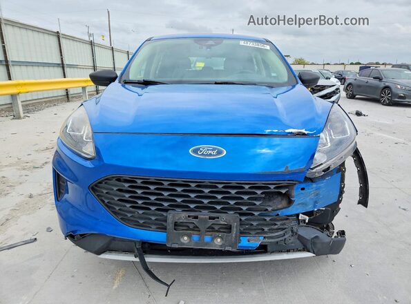 1FMCU0F61LUC13528 2020 FORD ESCAPE Blue Front view