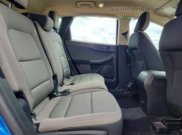 1FMCU0F61LUC13528 2020 FORD ESCAPE Blue Rear interior view