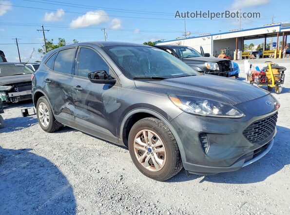 1FMCU0F61LUC75852 2020 FORD ESCAPE Gray Delantero derecho