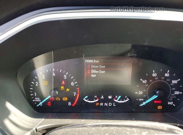 1FMCU0F61LUC75852 2020 FORD ESCAPE Gray Vista del cuadro de instrumentos
