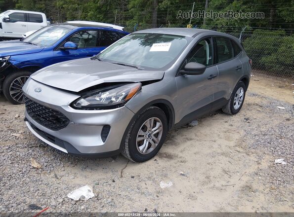 1FMCU0F63MUA75721 2021 FORD ESCAPE Gray Առջևի ձախ երեք քառորդ տեսարան