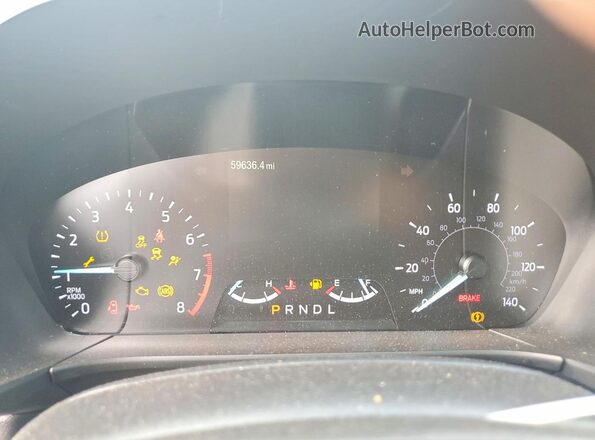 1FMCU0F65LUB73468 2020 FORD ESCAPE Silver Instrument cluster view
