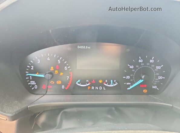 1FMCU0F66MUA06649 2021 FORD ESCAPE Black Instrument cluster view