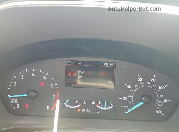 1FMCU0F66NUB32642 2022 FORD ESCAPE White Սարքավորումների վահանակի տեսք