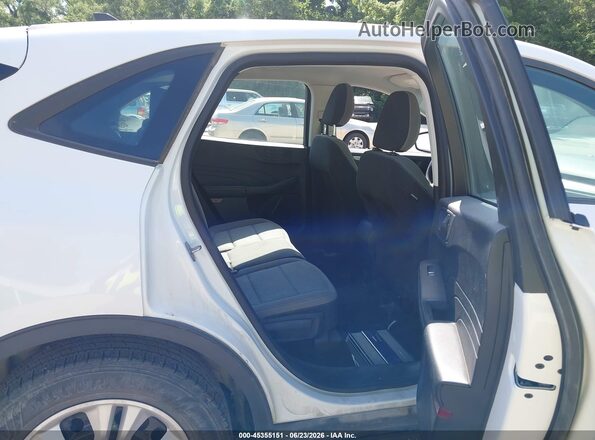 1FMCU0F67MUA98354 2021 FORD ESCAPE White Widok naklejki z numerem VIN