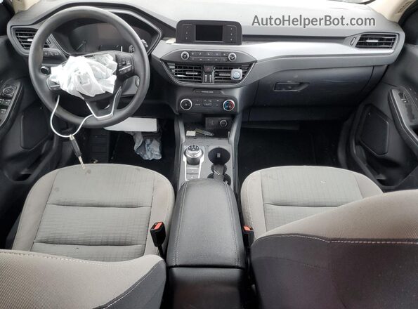 1FMCU0F68LUB67292 2020 FORD ESCAPE Белый Вид панели приборов