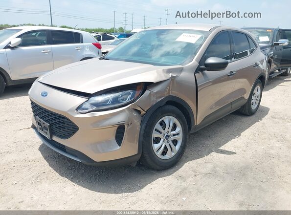 1FMCU0F68LUB90894 2020 FORD ESCAPE Желто-коричневый Передняя левая четверть