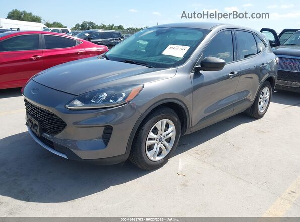 1FMCU0F68MUA06166 2021 FORD ESCAPE Gray Przód lewy