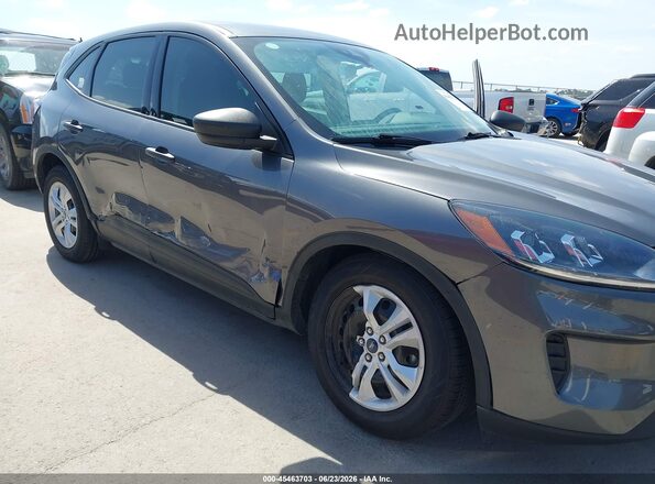 1FMCU0F68MUA06166 2021 FORD ESCAPE Gray Widok z przodu