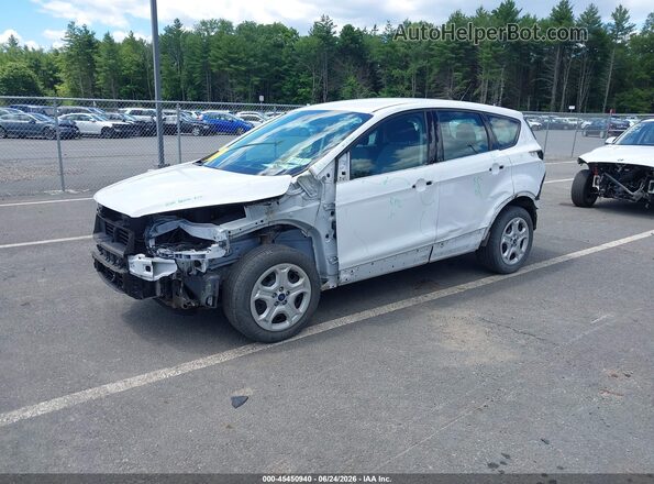 1FMCU0F70HUB74477 2017 FORD ESCAPE White Przód lewy