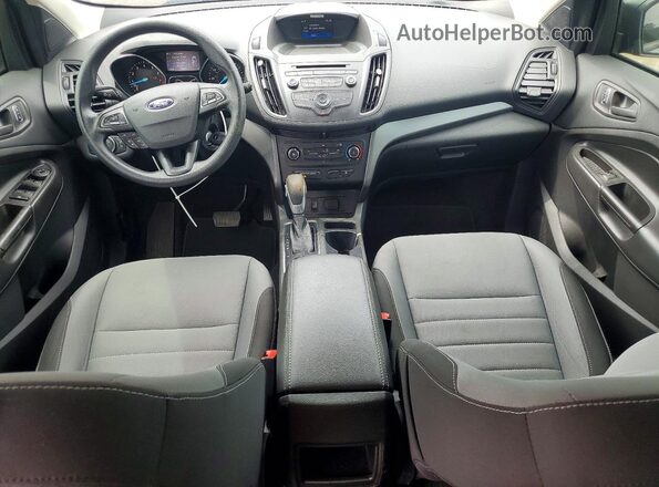1FMCU0F70HUE35221 2017 FORD ESCAPE Gray Вид панелі приладів