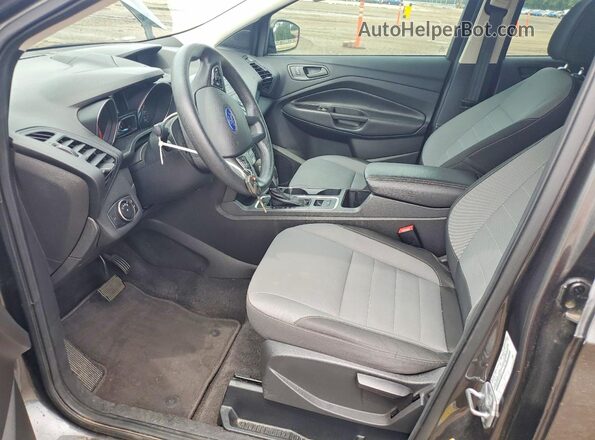 1FMCU0F70HUE35221 2017 FORD ESCAPE Gray Вид салону спереду