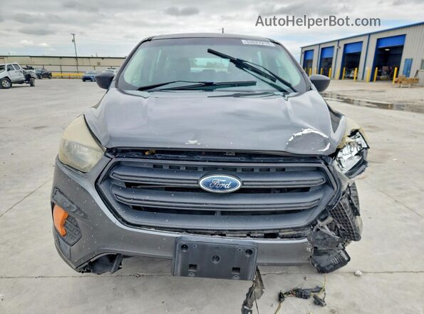 1FMCU0F70JUA09485 2018 FORD ESCAPE Gray Front view