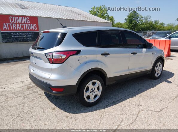 1FMCU0F70JUD08393 2018 FORD ESCAPE Silver უკანა მარჯვენა