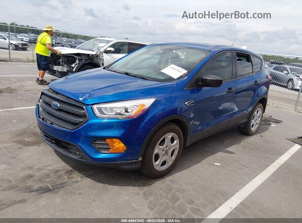 1FMCU0F70KUC45295 2019 FORD ESCAPE Blue Առջևի ձախ երեք քառորդ տեսարան