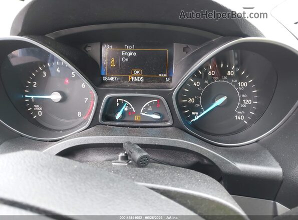 1FMCU0F71HUD17484 2017 FORD ESCAPE Blue Widok tylnych siedzeń