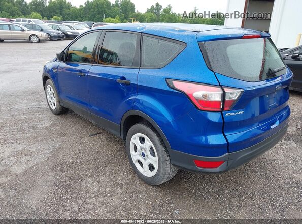 1FMCU0F71HUD17484 2017 FORD ESCAPE Blue Tył lewy